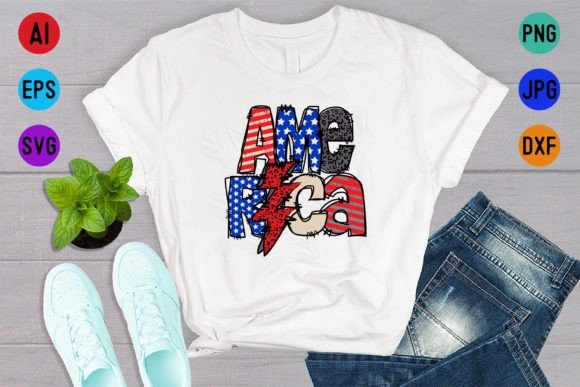 Celebrate with Style: America 4th of July Shirt Design