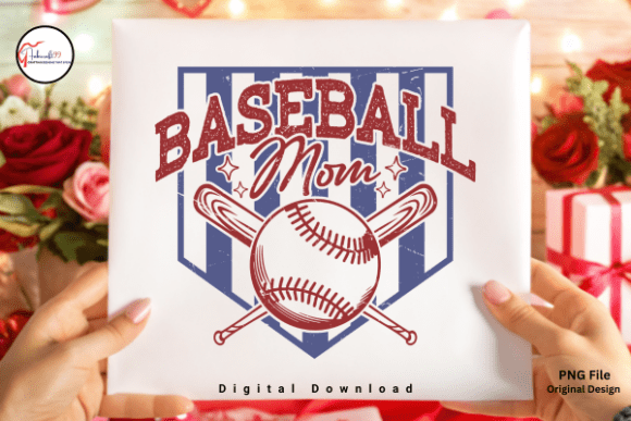 Crafting Team Spirit: The Baseball Mom PNG for Modern Design