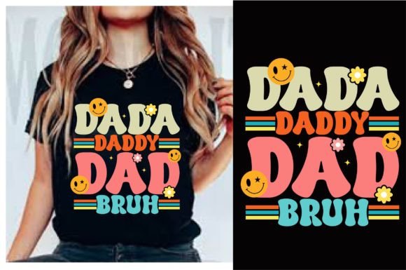 Dada Daddy Dad Bruh Retro Svg: A Modern Design Essential