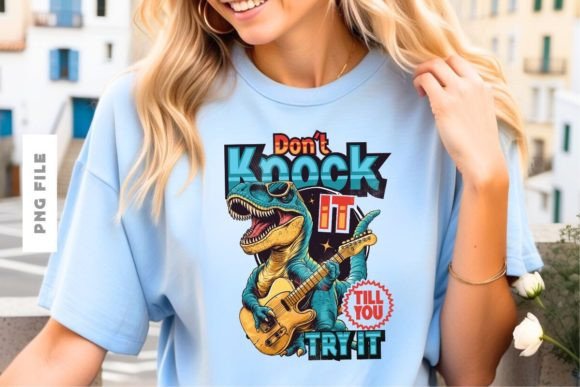 Don't Knock It T-shirt Design: A Modern Graphic Asset