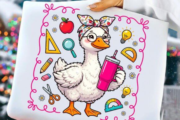 Elevate Your Projects with the Coquette Teacher T-shirt Design Png