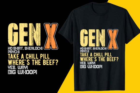 Gen X T-shirt Design: Bold Visuals for Modern Branding