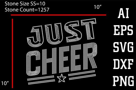 Just Cheer Rhinestone Design: Elevate Your Creative Projects