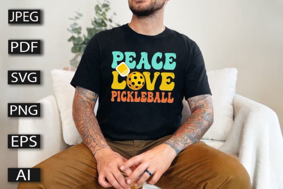 Pickleball Typography T-Shirt Design: A Dynamic Visual Asset