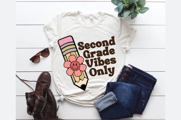 Second Grade Vibes Only PNG: A Fresh Design Asset