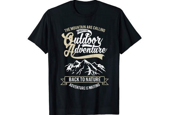 The Mountain Are Calling T-shirt Design: A Creative Asset